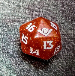 MTG - Thunder Junction - Oversized D20 - Spindown life counter die - Image 1