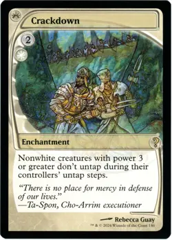 Crackdown (Future Sight) - Mystery Booster 2 (MB2) MTG - NM/M - Image 1