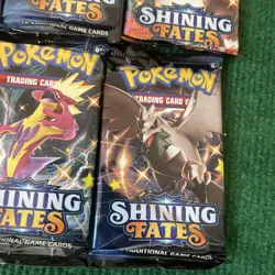 Lot of 6 Pokemon TCG Shining Fates Booster Packs - NEW/SEALED - Image 2