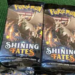 Lot of 6 Pokemon TCG Shining Fates Booster Packs - NEW/SEALED - Image 5