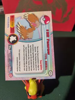 Pokemon Card Fearow #22 TOPPS Series 1-Black Label!! Holo!! LP/NM!! - Image 2
