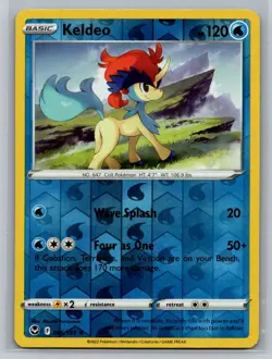 Keldeo #046/195 SWSH12: Silver Tempest Reverse Holo Rare - Pokemon Cards H27 - Image 1
