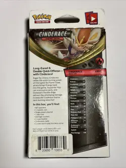Pokemon TCG Cinderace Battle Theme Deck Sword & Shield 820650829062 - Image 3