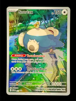 Snorlax 51 Pokemon Scarlet Violet Promo 2023 NM 🔥🔥🔥 - Image 1