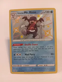 Galarian Mr. Rime Shiny Holo Shining Fates SV021/SV122 Pokemon TCG Near Mint - Image 1
