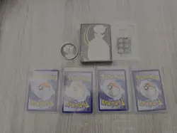 Gardevoir Mega Evolutions ETB card Sleeves, dice and coin Plus 4 Full Art Cards - Image 2