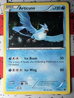 Articuno 27/99 Next Destinies Holo Pokemon Card 2012 - Image 1