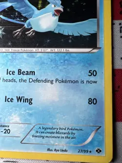 Articuno 27/99 Next Destinies Holo Pokemon Card 2012 - Image 4
