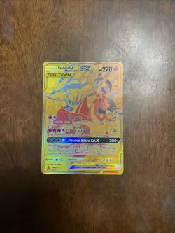 Pokemon TCG Reshiram Charizard GX Promo Card Sun & Moon SM247 Holo - Image 1