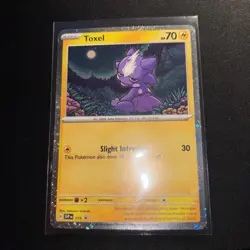 Toxel SVP119 Promo Holo Scarlet and Violet Pokemon Card - Image 2