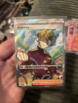 Brassius 135/131 Full Art Trainer Prismatic Evolutions Pokemon Card NM - Image 1