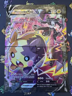Pokemon Morpeko V-Union 4 Card Set SWSH287 SWSH288 SWSH289 SWSH290 Promo - NM - Image 1