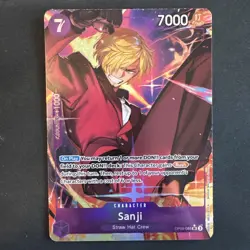 One Piece TCG Sanji OP09-065 SR Alternative Art Card English Edition - Image 1