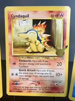 Pokemon First Partner Pack Johto JUMBO Card Set Cyndaquil Chikorita Totodile - Image 3