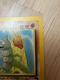 Pokemon Onix 3/18 Southern Islands Promo Card Rare MP - Image 3