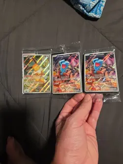 Pokemon Promo Card Lot Of 3 All Sealed 1 Eevee And 2 Wobbuffet - Image 1