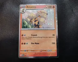 Arcanine SVP011 🌀 HD SWIRL Cosmos Holo Black Star Promo Pokemon Card HP - Image 2