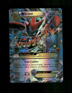 Custom Holo SCIZOR Card Japanese SCIZOR EX Card READ DESCRIPTION BELOW a1 - Image 1