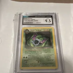 CGC 9.5 MINT Dark Golbat Team Rocket 1st Edition 24/82 Non Holo Pokemon Card - Image 1