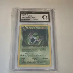 CGC 9.5 MINT Dark Golbat Team Rocket 1st Edition 24/82 Non Holo Pokemon Card - Image 2