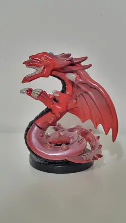Hard To Find Yugioh Dungeon Dice Monsters DDM Slifer/Osiris Figure & Card - Image 3