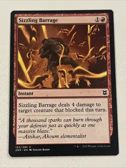 Sizzling Barrage (C) MTG Zendikar Rising ZNR - Image 1