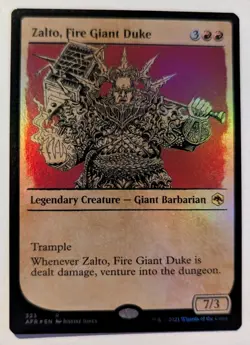 Zalto, Fire Giant Duke (Showcase) Adventures in the Forgotten Realms Foil - MTG - Image 1