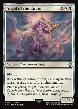 Angel of the Ruins Regular - Final Fantasy Commander MTG-NM - Image 1