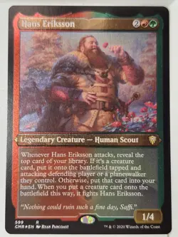 Hans Eriksson - ETCHED FOIL - Commander: Legends - Magic the Gathering MTG Nice! - Image 1