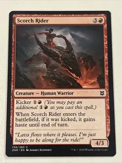 Scorch Rider (C) MTG Zendikar Rising ZNR - Image 1