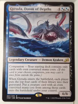 Gyruda, Doom of Depths - Ikoria: Lair of Behemoths - Magic the Gathering MTG - Image 1