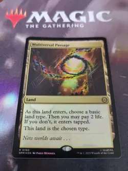 Mtg. Multiversal Passage. Foil. Marvel's Spider-Man. Pack Fresh - Image 1