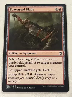 Scavenged Blade (C) MTG Zendikar Rising ZNR - Image 1