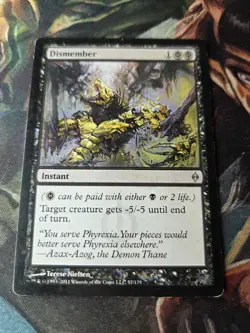 1x MTG Dismember MP New Phyrexia x1 - Image 2