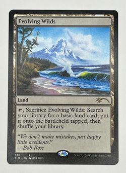 MTG Evolving Wilds Bob Ross #538 non-Foil Secret Lair Drop Magic the Gathering - Image 1