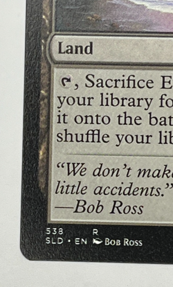 MTG Evolving Wilds Bob Ross #538 non-Foil Secret Lair Drop Magic the Gathering - Image 4