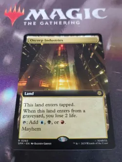Mtg. Oscorp Industries. Extended Art. Marvel's Spider-Man. Pack Fresh - Image 1