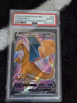 2020 Pokemon Black Star Promo Charizard V Champion's Path PSA 10 GEM MINT QTY - Image 1