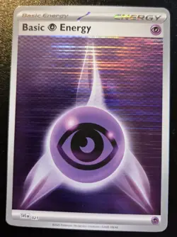 Basic Psychic Energy SVE 021 Horizontal Holo Black Bolt White Flare Pokemon TCG - Image 1