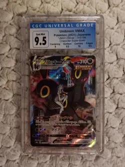 Umbrella Vmax Pokemon 2021 Japanese Character Super Rare #245 Cgc 9.5 - Image 1