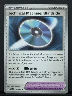 2023 Pokemon TCG Paradox Rift #176/182 Technical Machine: Blindside - Image 1