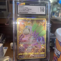 🔥🔥2020 Pokemon Sword and Shield Vivid Voltage Oranguru Secret #199 PSA 10 🔥🔥 - Image 1
