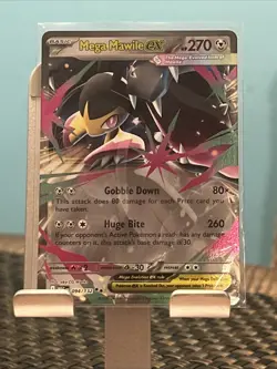 Mega Mawile Ex 094/132 Mega Evolution Pokemon TCG NM/Mint Pack Fresh Double Rare - Image 1