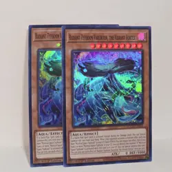 Yugioh! 3x Radiant Typhoon Varuroon, the Vibrant Vortex DOOD-EN016 Super Rare NM - Image 1