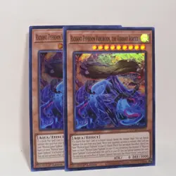 Yugioh! 3x Radiant Typhoon Varuroon, the Vibrant Vortex DOOD-EN016 Super Rare NM - Image 2