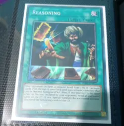 Reasoning - Prismatic Collectors Rare 1st Edition RA01-EN052 Yugioh - Image 1