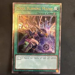 Dark Burning Magic RA04-EN246 Quarter Century Secret Rare NM Yugioh - Image 2