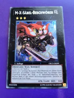 *GERMAN* M-X-Saber Invoker Secret Rare 1st Edition ORCS-EN099 LP Yugioh - Image 1