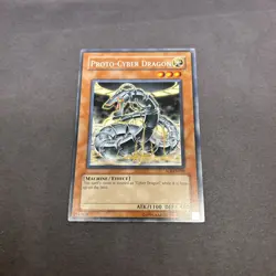 SOI-EN010 Proto-Cyber Dragon Ultimate Rare UNL Ed HEAVILY PLAYED! YuGiOh TCG - Image 1