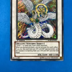 Yugioh Light End Dragon LP/NM 1st Edition Secret Rare RGBT-EN091 - Image 3